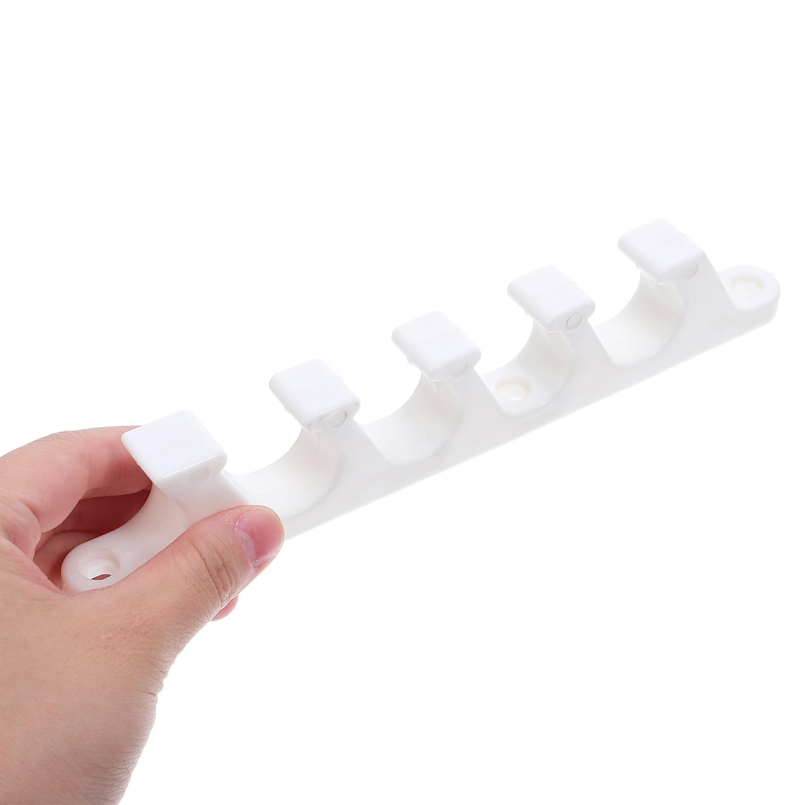 Ajustador Blanco para Silla Lounge de Exterior Diseño Resistente y Plástico Duradero, Soporte de Cinco Posiciones para Actividades al Aire Libre y Picnics, Pack de 4 Piezas