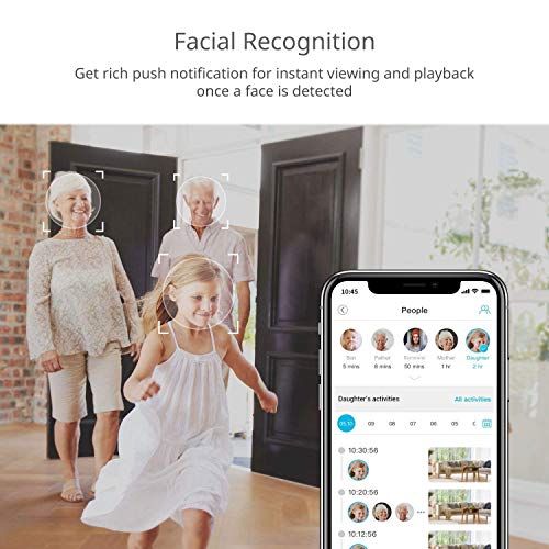 blurams Indoor Security Camera 2K, Baby Monitor Pet Camera, WiFi Cameras for Home Security with Facial Recognition, 2… - Image 5