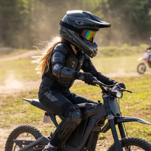 TTMiku Gray Youth Kids Dirt Bike Helmet DOT Approved Large by TTMiku - Used condition - Image 7