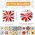 ArtisanAura Self-Adhesive Modern Bohemian Wall Decals 16 PCS (6x6 Inch), DIY Peel and Stick Waterproof Vinyl Tile Stickers for Kitchen & Bathroom, Removable Backsplash Murals in Mediterranean Design