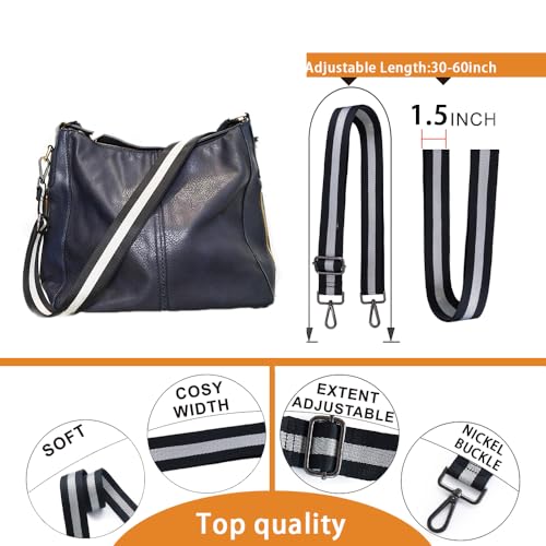 Image of S-Jacorry Purse Strap Replacement Crossbody Wide Shoulder Strap Adjustable Canvas Straps Handbag Strap Replacement Belts