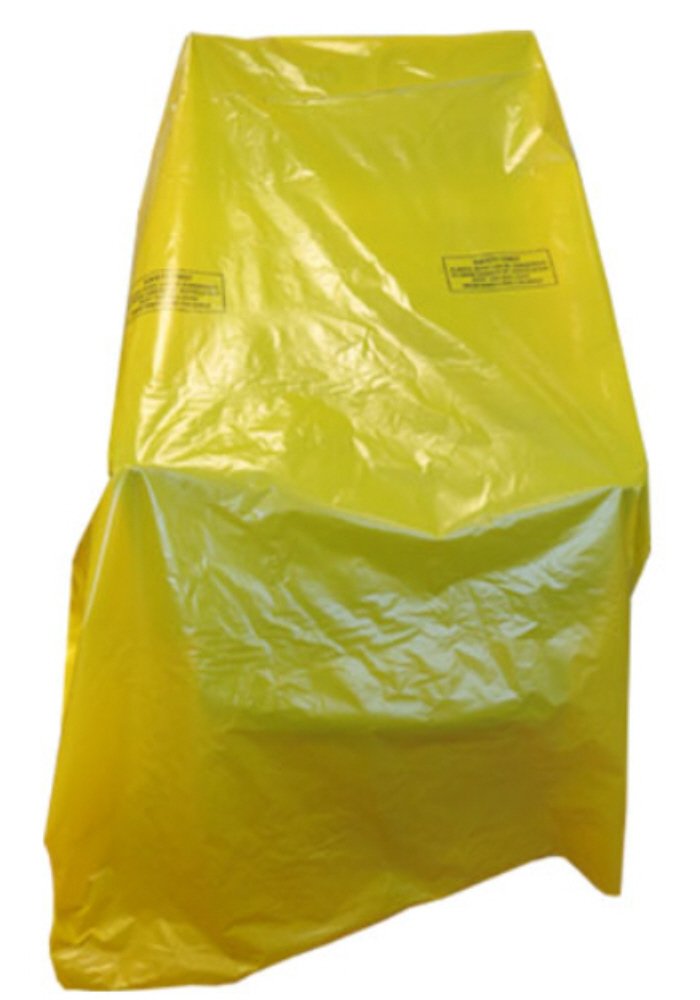 Ukps Yellow Large Strong Heavy Duty Plastic Polythene Armchair Chair Cover Bag Dust Protector Removal Storage