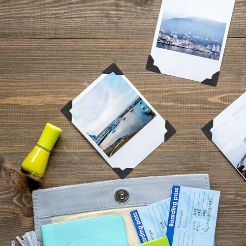 Fotoecken Selbstklebend Selbstklebend Foto Klebeecken Foto Ecken Fotoecken für Fotoalbum Fotoecken zum Kleben Fotoecken Aufkleber für Scrapbooking Fotoalbum DIY Tagebuch 192 Stück 8 Blatt