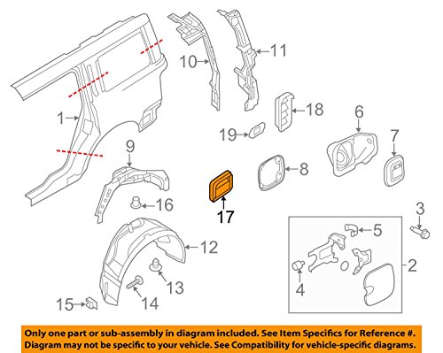 Genuine Ford AL2Z-61280B62-A Air Inlet Grille