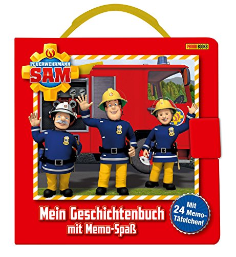 Feuerwehrmann Sam: Mein Geschichtenbuch mit Memo-Spaß: Pappbilderbuch inklusive Koffer und 24 Memo- Feuerwehrmann Sam: Mein Geschichtenbuch mit Memo-Spaß: Pappbilderbuch inklusive Koffer und 24 Memo-