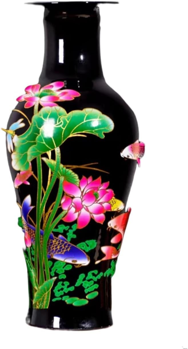Vase Tabletop Ceramic Flower Chinese Antique vases Traaditional high 38CM