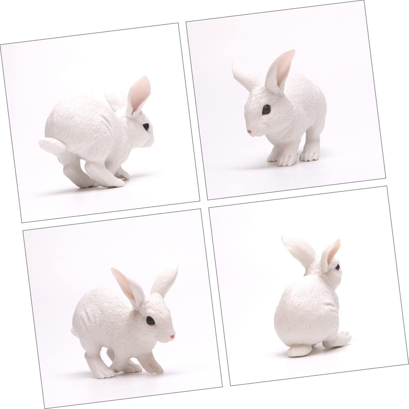 Toyvian 2 Pezzi Di Statuette Di Animali in Pvc Artigianale Per Decorazioni Da Tavolo