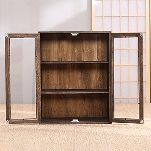 zyr Massivholz Tee Schrank Staubdichter Teetasse Halter Kleiner Blog Regal Desktop Regal Countertop Mini Kabinett Organizer Mit Acrylfenstern Und Vintage Metallgriffe - Image 5