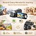 MENDUNER 4K Camcorder Vintage, 48MP Retro Camcorder, DV -Kamera 2.7in TFT Rotatable Bildschirm 16x Digital Zoom Videokamera mit USB -Kabel (Black)