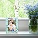 Picture Frame Painting Craft Kit, DIY Arts and Crafts Kit, 3 Unfinished Solid Wood Picture Frames (6X4 Photos) With Wooden Standing Pegs, Acrylic Paint, Glitter Paint, Paint Brushes, and Googly Eyes