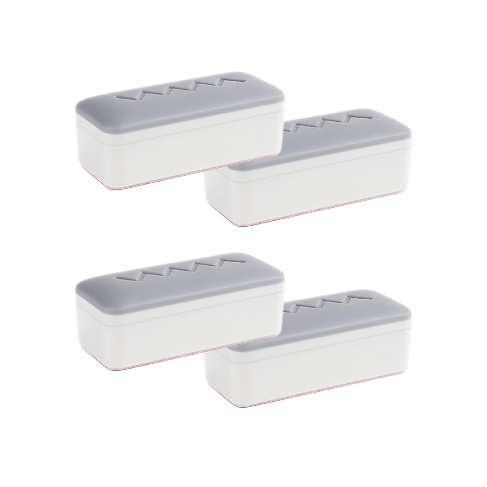 FackLOxc Of 4 Bathroom Toilet Seat Boosters Pad Antislip Lid Bumper Easy Installtaion Selfadhesive for Home Use Seat Stabilizers
