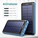 Feob Solar Powerbank 26800mAh, [2026 Upgrade Steuerungs-IC] Solar Ladegerät 2 USB Aufladen Externer Akku Handy Ladegerät Camping Outdoor Kompatibel iPhone 17/16/15, Samsung, Tablets usw