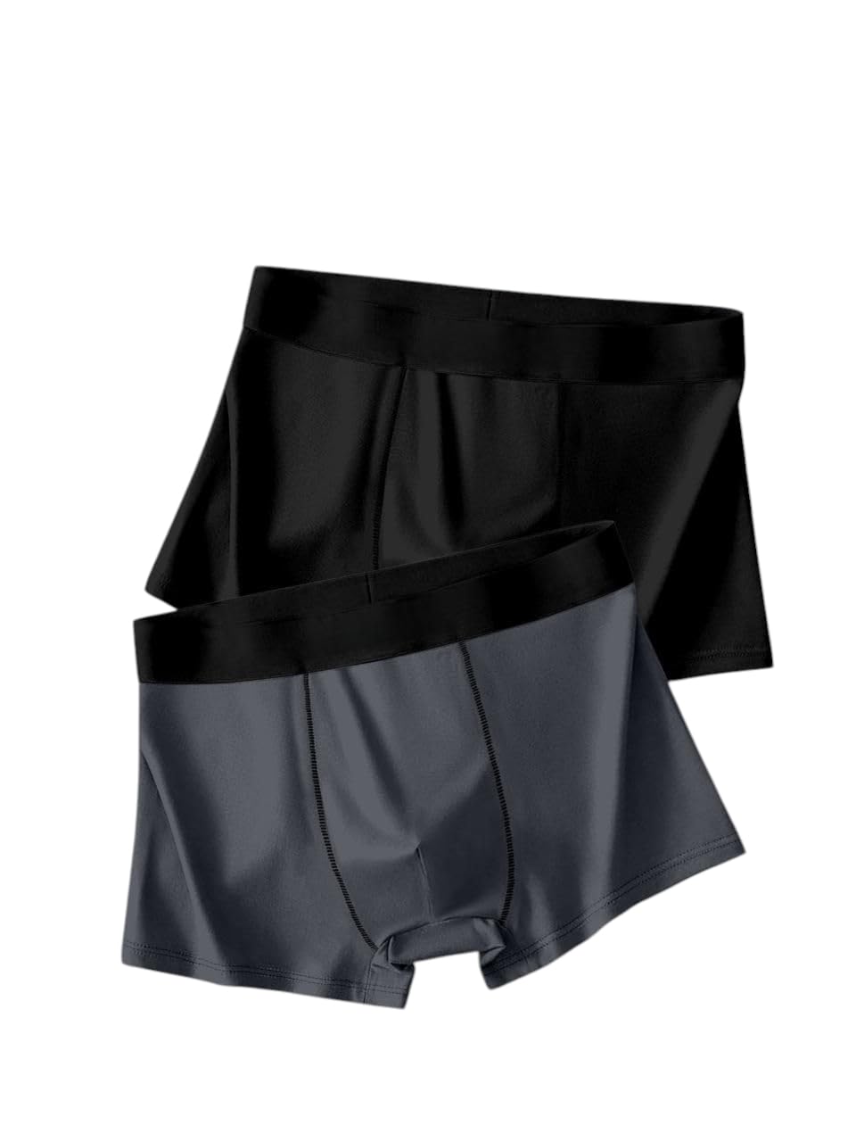 Ice Silk Plain Stretchable Breathable Underwear for Men | Multicolor | Ultra Soft | Antibacterial Trunk | Light-Weight | Regular Fit | Comfortable | Best Fitting | Durable Design | Pack of 2-image-40