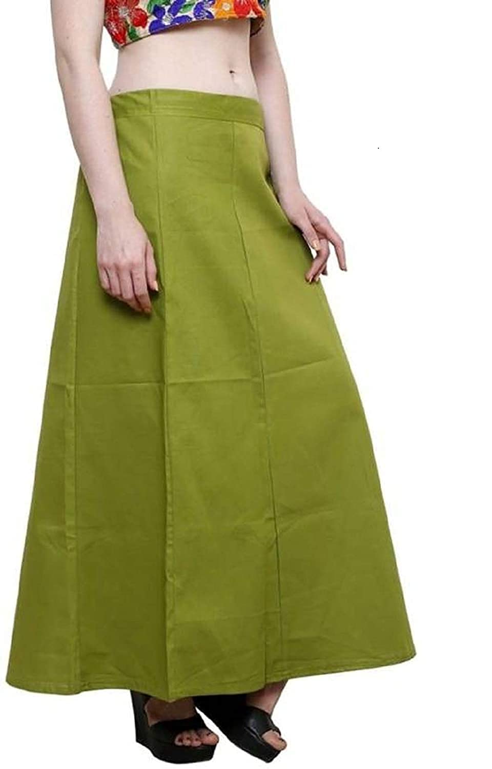 Casual Readymade Saree Shapewear Petticoat for Women, Cotton Blended Shape Wear Dress for Saree (Free Size)-image-47