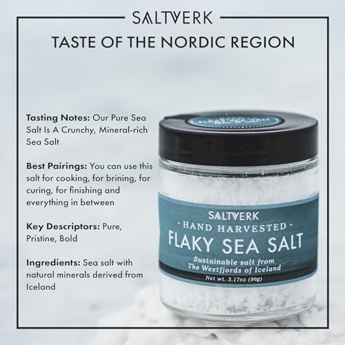 Saltverk 5694230174089_SML Flaky Sea Salt - 3.17 Ounce Jar thumb #1