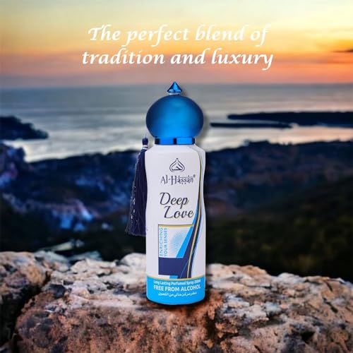 Image of Deep Love Perfumed Spray For Women - Pack of 2 (200ml Each) | Long Lasting & Captivating Fragrance | Body Spray