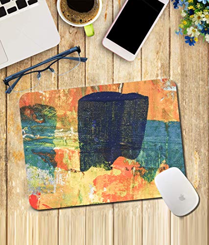 Image of WHATS YOUR KICK Abstract Pattern | Floral | Pattern | Rangoli | Printed Mouse Pad /Designer Waterproof Coating Gaming Mouse Pad for Computer /Laptop (Multi28)