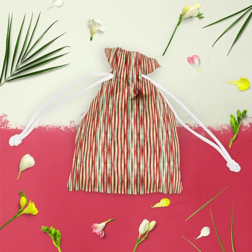 Image of ArtzFolio Vintage Rhombus | Pouch Wrist Potli Bag | Bag for Weddings & Casual Parties
