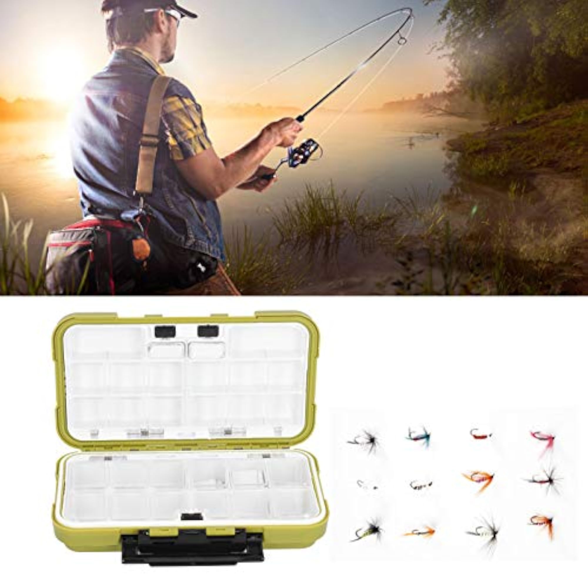 Waterproof Fishing Lures Box, Durable Fishing Accessories