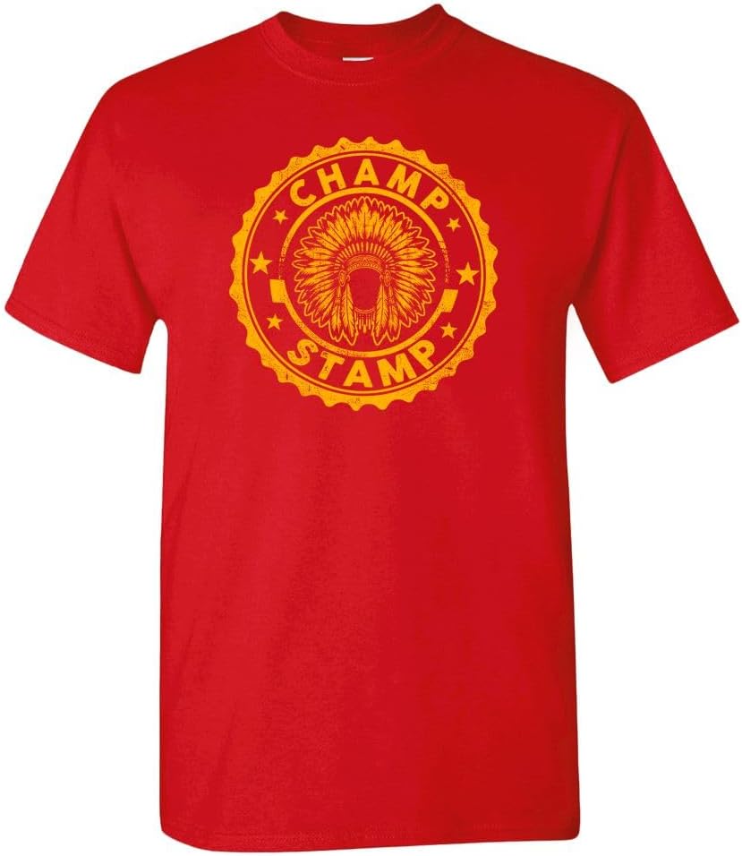 Kansas City Champ Stamp Men's T-Shirt for Football Fans