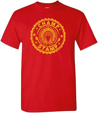 Kansas City Champ Stamp Mens T-Shirt for Football Fans