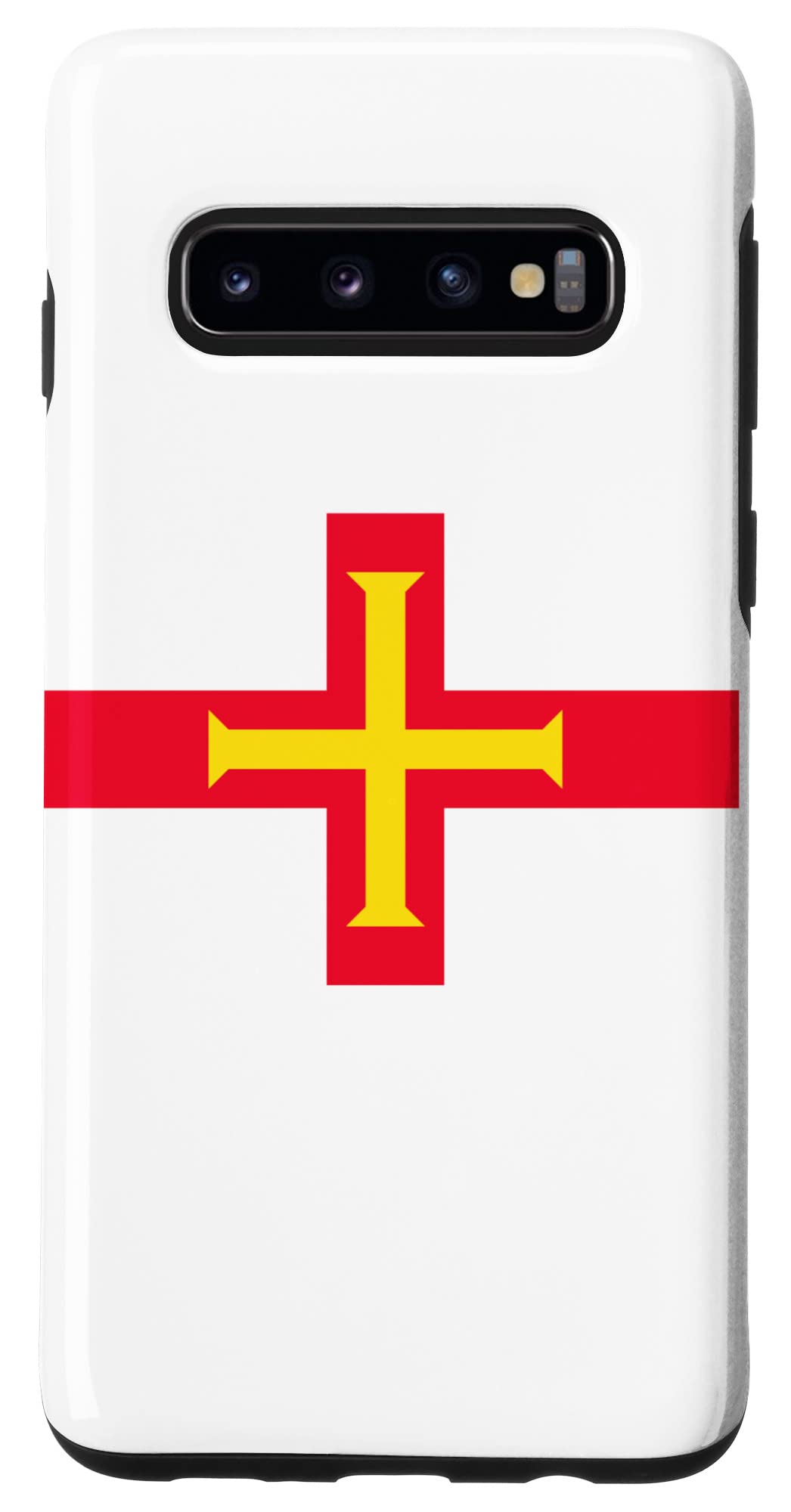 Galaxy S10 GUERNSEY FLAG COAT OF ARMS ENGLISH CHANNEL ISLANDS BAILIWICK Case