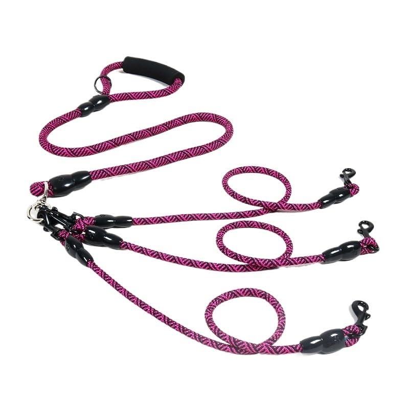 Laisse multi-chien 3 en 1 : finis les nœuds en promenant vos trois chiens