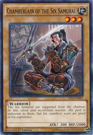 Amazon.com: YU-GI-OH! - Chamberlain of The Six Samurai (YS14-EN007