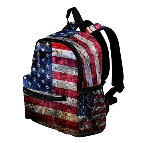 Sac à dos drapeau américain multicolore, le cadeau idéal - 3