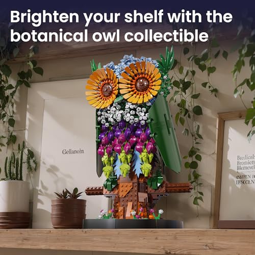 Sillbird Halloween Flower Owl Building Set for Adults Women, Gifts for Girl - image 4