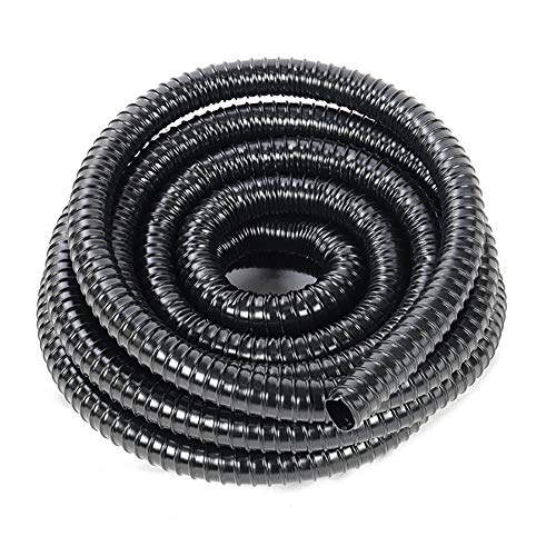 Warmiehomy 2 Metre 1.25in (32mm) Garden Black Hose Pipe Flexible Fish Pond Tubing Pool Hoses