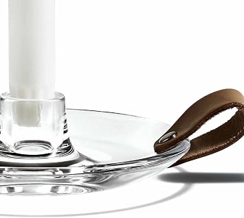 Holmegaard Chamber Light Diameter 16 cm Design with Light Mobile Light Source Clear
