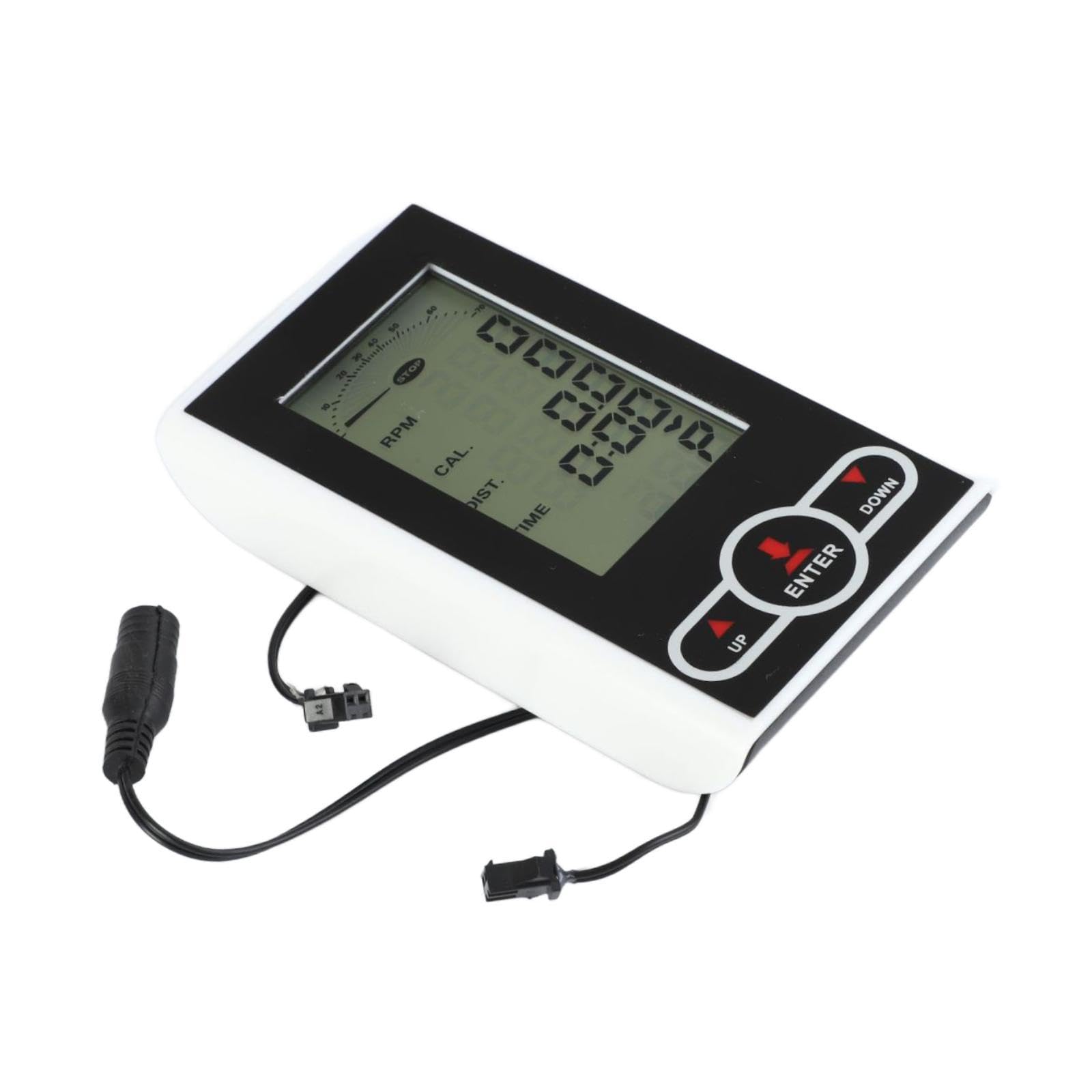 QSTDGVPW Monitor Speedometer Exercise Bike Computer Elliptical Training Display for Gym Home