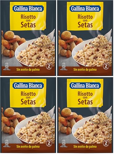 Gallina Blanca Risotto con Setas, 175g (Paquete de 4)