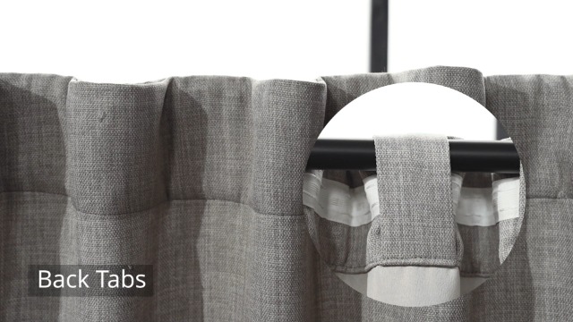HPD Half Price Drapes Tenda Oscurante In Finta Seta, 1 Pannello Blu Nassau. 100% Luce Bloccata Per I Tuoi Sonni Tranquilli.