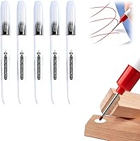 Vista 15 de 5 piezas de marcadores de cabeza larga con agujero profundo, marcadores de alcance profundo de 20 mm, marcadores de construcción impermeables