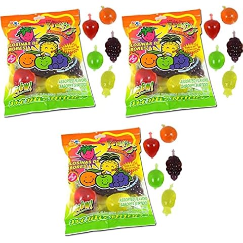 Din Don Fruity's JU-C Jelly Fruit Snacks Pack of 3 - 4 pack Cover