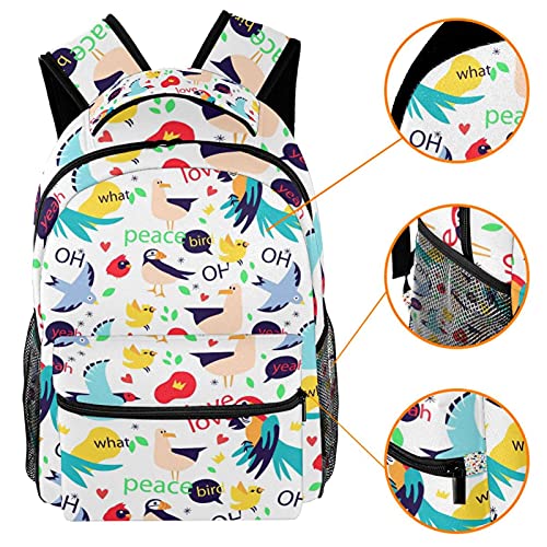 Sac à dos pour garçons et filles multicolore avec double manchon - 3