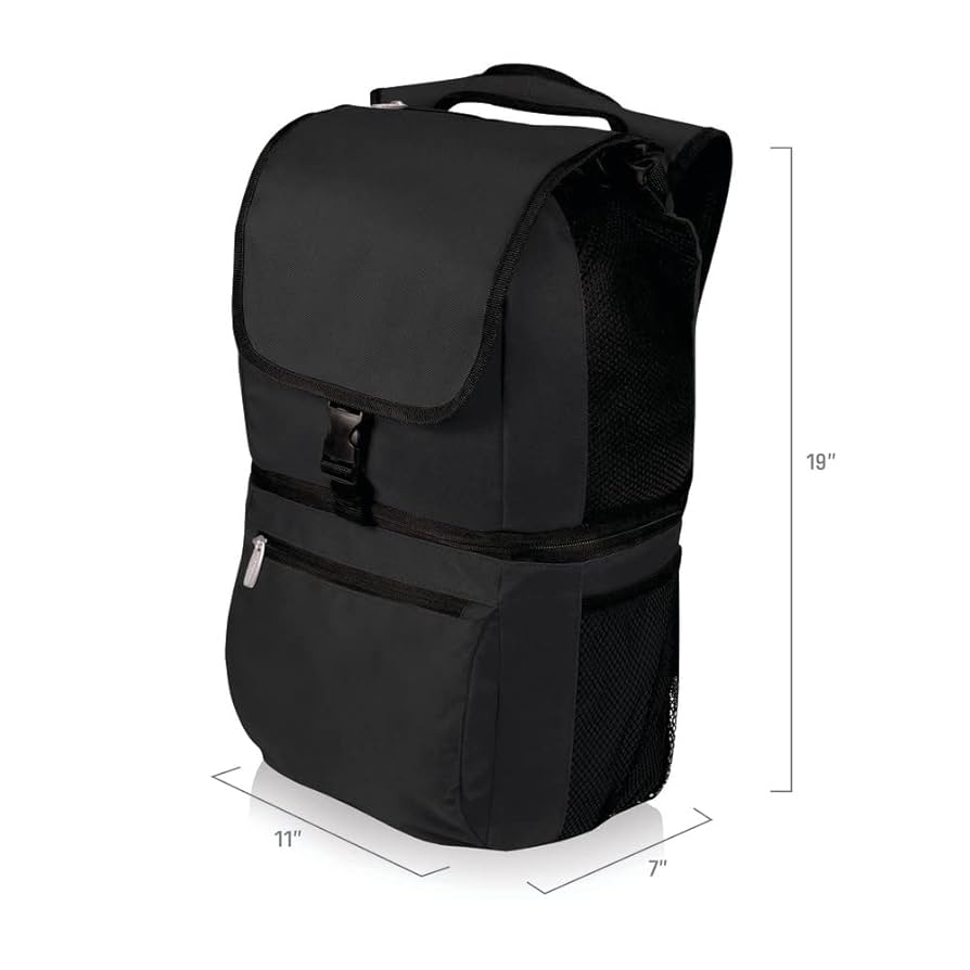 Amazon.com : Picnic Time NCAA Zuma Backpack Cooler, Black