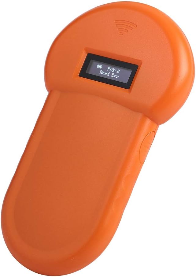 Pet Microchip Scanner, 134.2Khz LCD ISO Chip Animal ID Reader RFID Dog