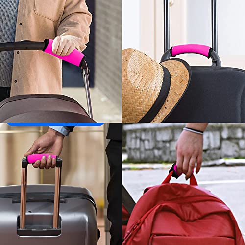 2 Pack Luggage Handle Wraps For Suitcase, Bright Color Comfort Soft Handle Covers (Pink) #TOP5