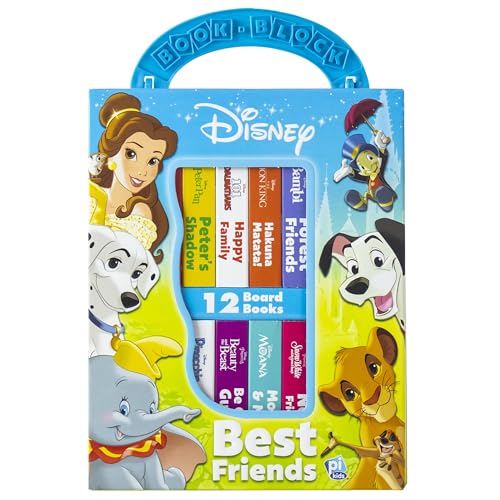 Image of Disney Lion King, Moana, and more! - Best Friends My First Library Board Book Block 12-Book Set - PI Kids