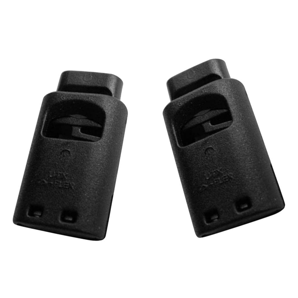 ARTISOUL® 2x2 Pieces Single Hole Cord Lock Clip Clamp Nylon Spring Toggle Stoppers Large | Sporting Goods | Outdoor Sports | Camping & Hiking-image-37