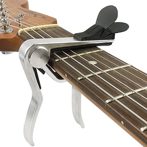 EURYTKS Accessoires d’instruments de Musique Déclencheur de capodastre de Guitare électrique Acoustique en Alliage, avec… - Les Beatles, Paul McCartney, John Lennon, RIngo Starr, George Harrison EURYTKS Accessoires d'instruments de Musique Déclencheur de capodastre de Guitare électrique Acoustique en Alliage, avec…