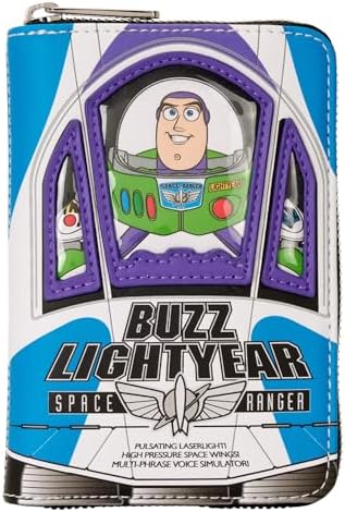 Loungefly Pixar Toy Story 30Th Anniversary Buzz Lightyear Zip Around Wallet image 5
