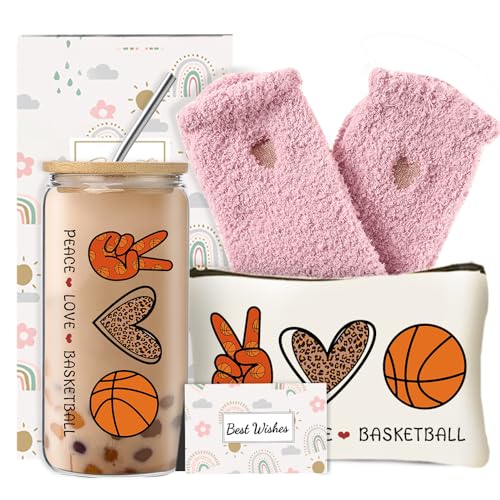 DHQH Funny Basketball Gifts for Women, Birthday Valentines Day Gifts for Basketball Players Fans...