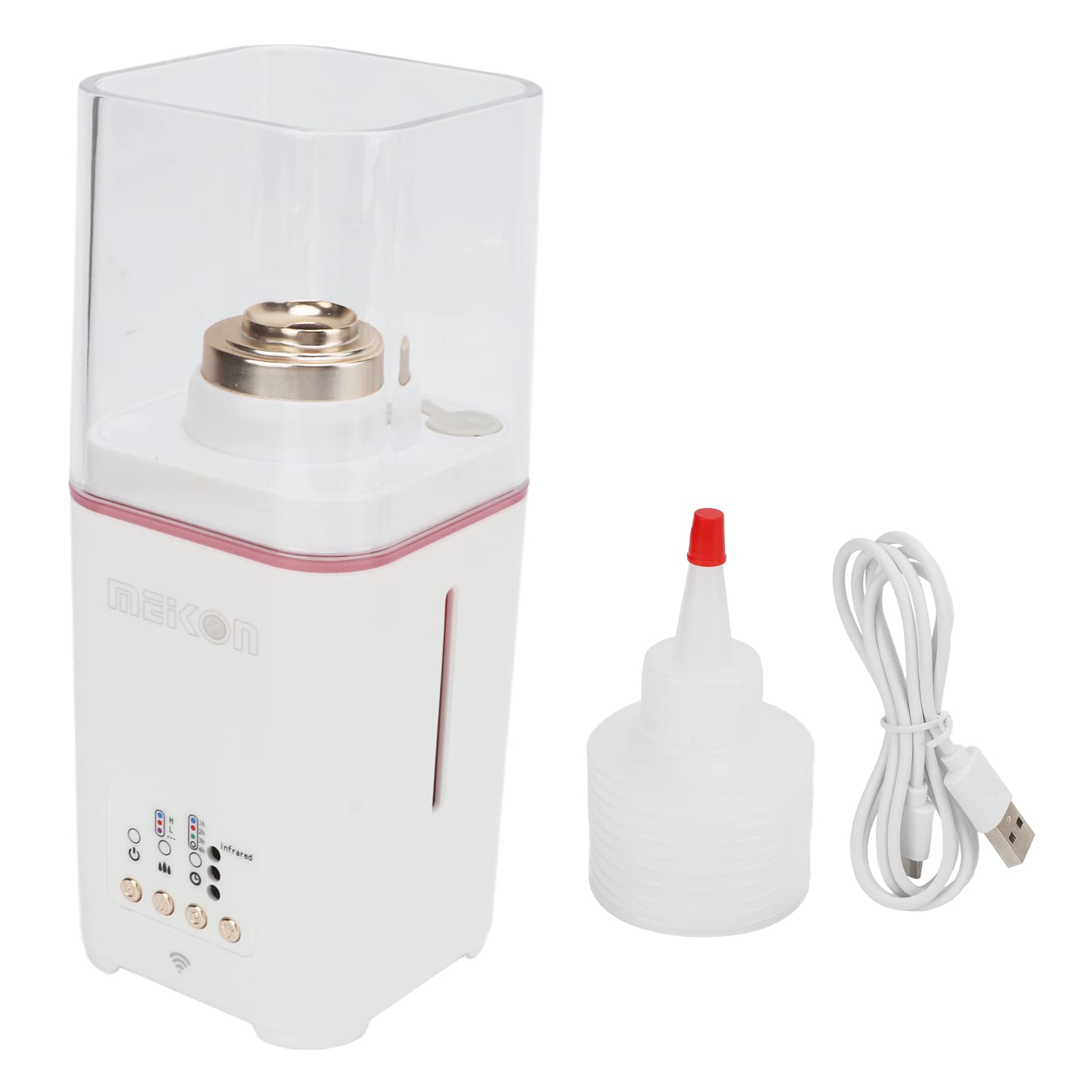 Difusor de Humidificador de Aceite Esencial Portátil de bajo Ruido para Tienda de Campaña Al Aire RV Hogar ABS Ecológico 16,4x6,4x6,4 Cm