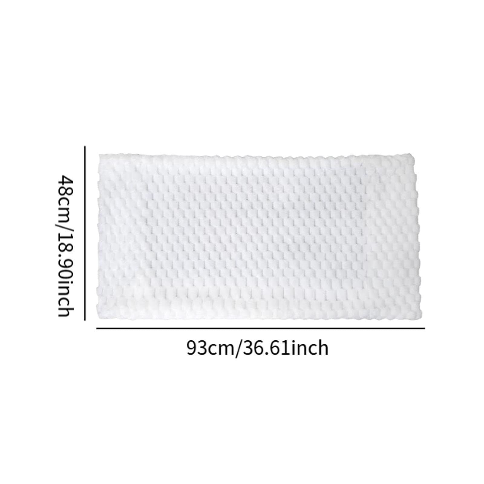 Menolana Folding Chair Cushion, Camping Chair Cushion Foldable Chair Cover,Indoor Autumn Leisure Chair Cushion Fishing Chair Mat Pad, White