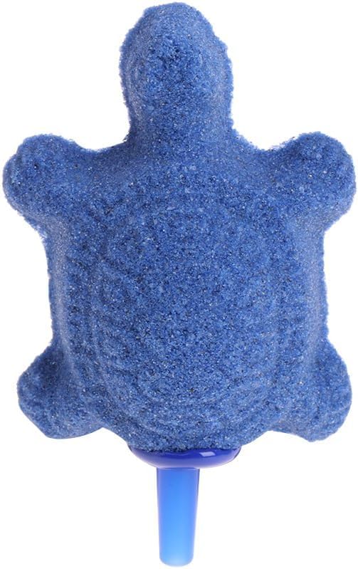 1 x blaue Schildkröte für Aquarien, Luftsprudler für Aquarien, Luftsprudler und Sauerstoffpumpe, Ornament, Dekoration, Aquarium-Luftpumpe, Zubehör, Aquariumpumpen und Filter (6 cm x 4 cm), Fische und