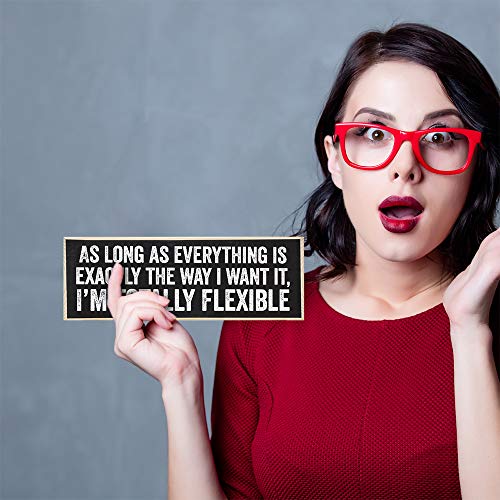 As Long As Everything Is - Office Decorations For Work - Wooden Sign Wall Art - Little Signs With Sayings - Funny Home Decor Office Must Haves, Funny Office Signs, Desk Decor For Women - Gift For Her #TOP6